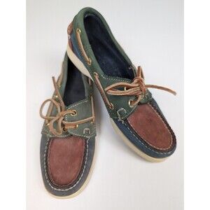 Sebago Shoes Womens Size 5 Docksides Colorblock Multicolor Boat